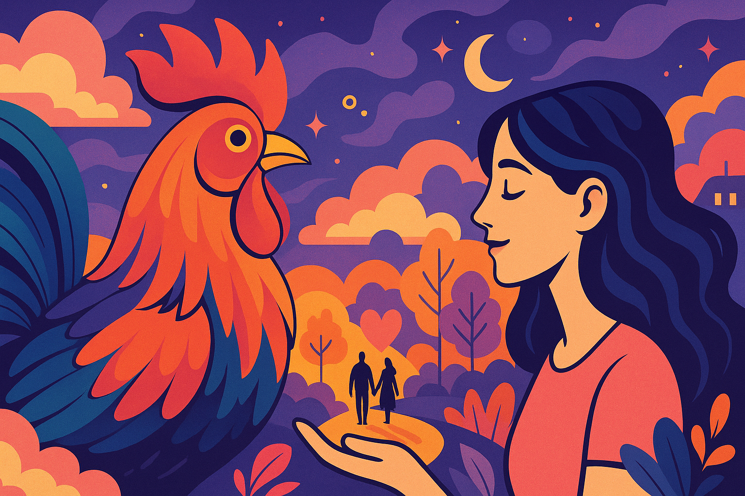 Compatibilité du signe chinois Coq : amour, amitié, travail
