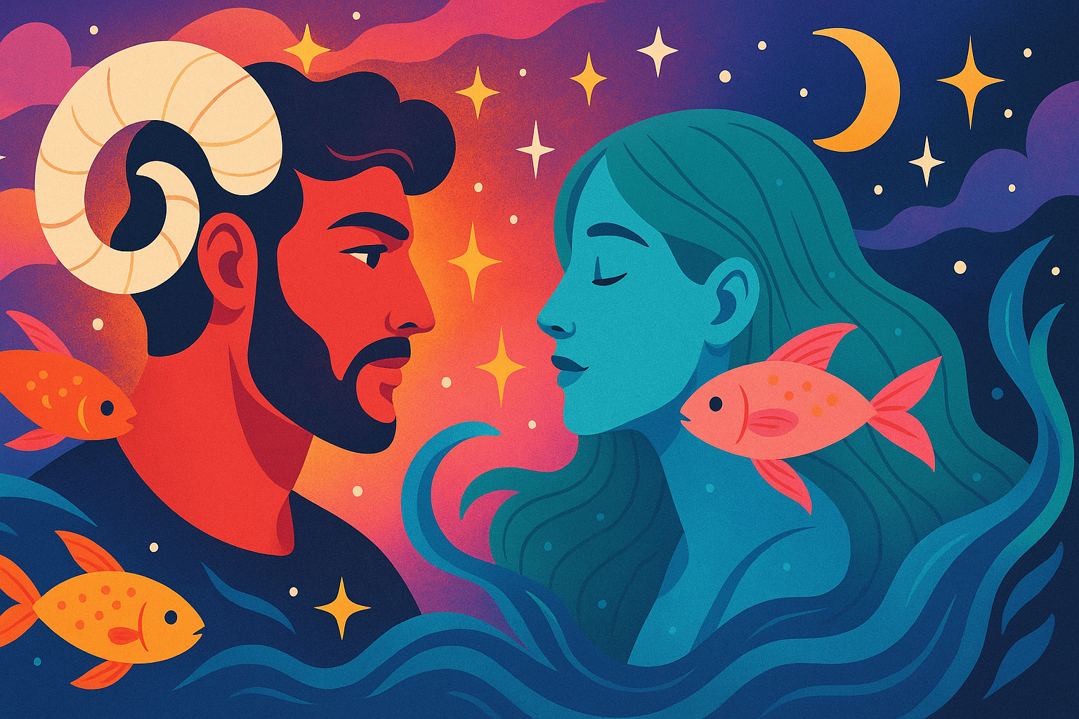 Homme Bélier femme Poisson : sont-ils vraiment compatibles ?