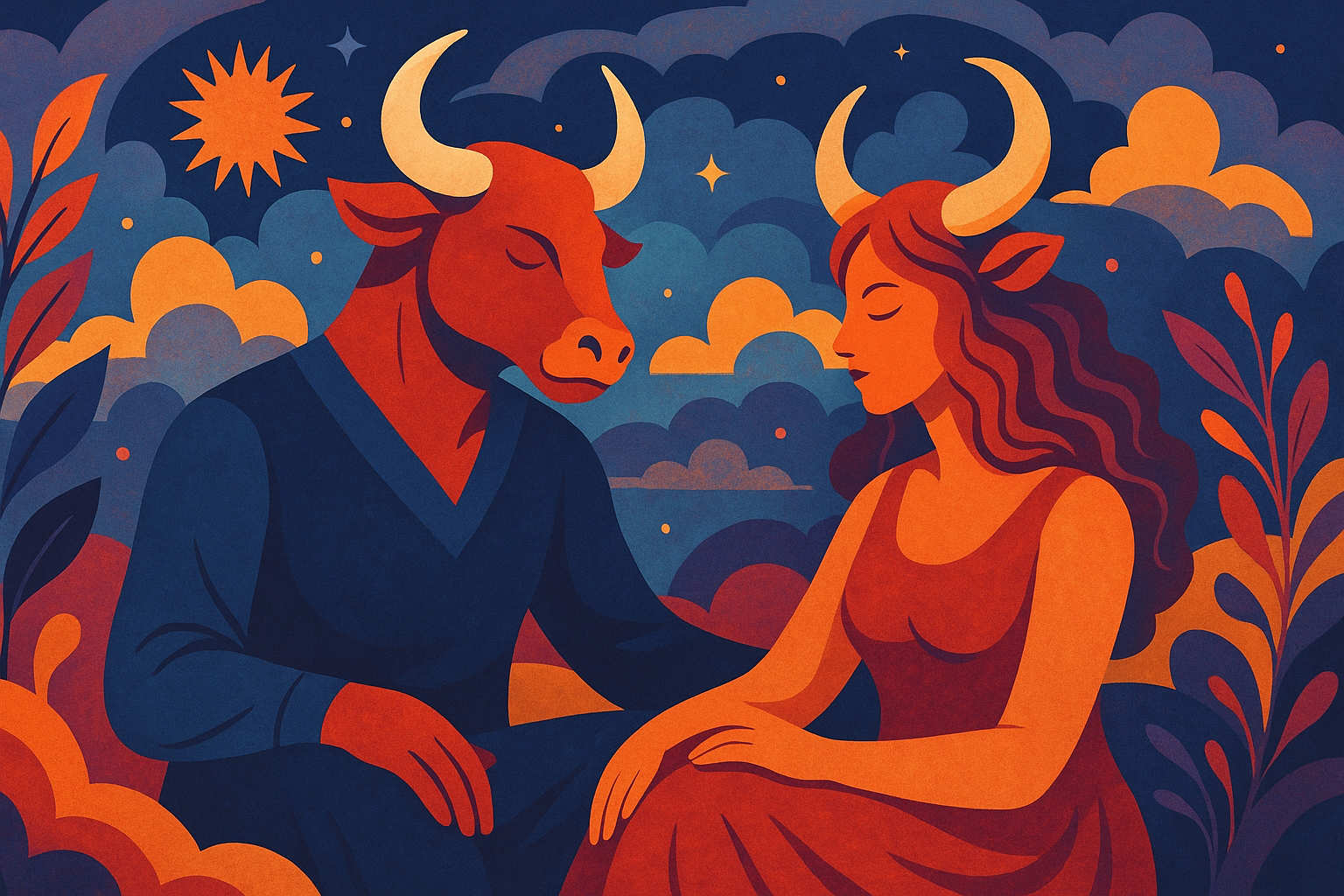 Homme Taureau Femme Taureau : une relation fusionnelle ou explosive ?