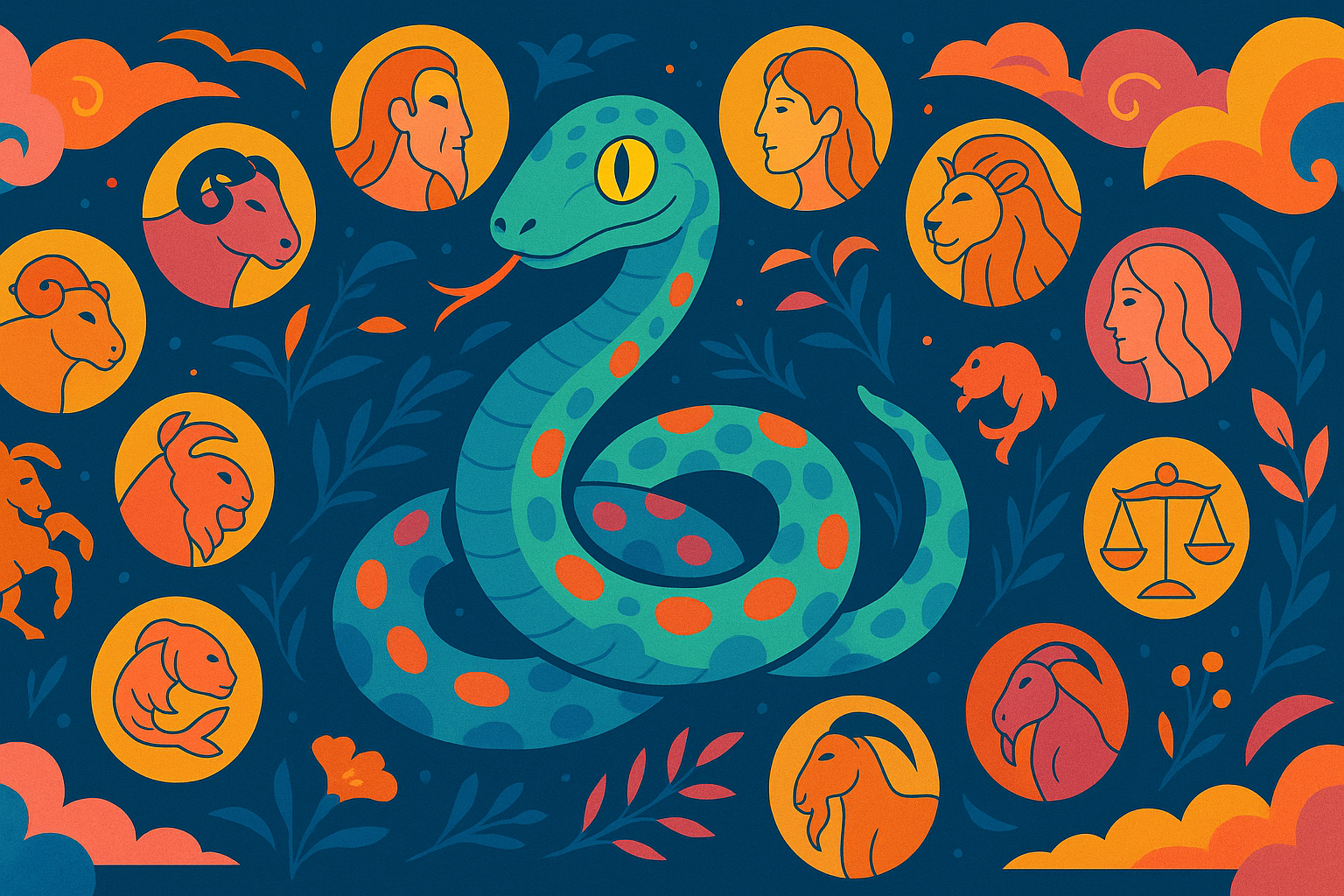 Signe chinois Serpent : compatibilité avec les 12 signes du zodiaque